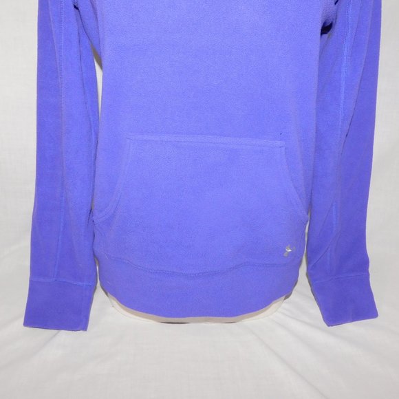 Under Armour Womens M Semi Fitted Pullover 1/4 zip Purple Fleece Jacket Sweater - Picture 5 of 8